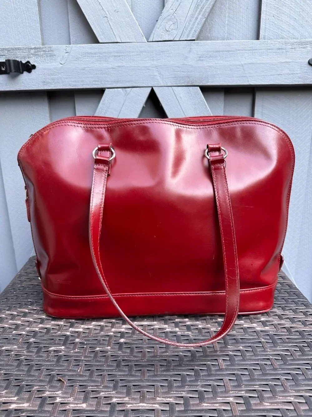 Korchmar Burgundy Top Grain Leather 15